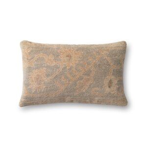 Ellen Degeneres Beige and Taupe Vara Lumbar Pillow